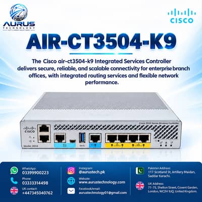 Cisco AIR-CT3504-K9 Wireless LAN Controller | Servers