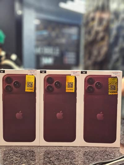 Box Pack Apple Iphone 18 Pro Max 512GB Burgundy Official PTA Approved