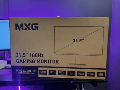 MXG G32IQ-18 31.5" 180Hz QHD IPS Gaming Monitor | Like New (With Box)