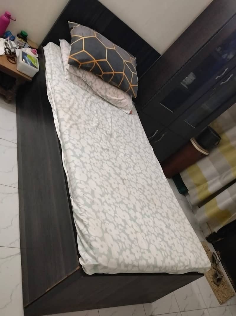 SINGLE BED WITH MATTRESS 2