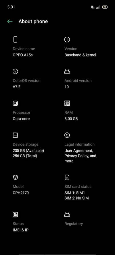 OPPO A5s