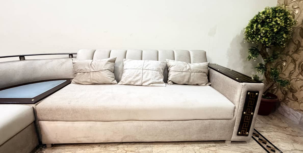 L shaped sofa set 4