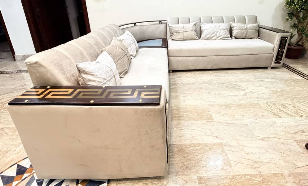 L shaped sofa set 5