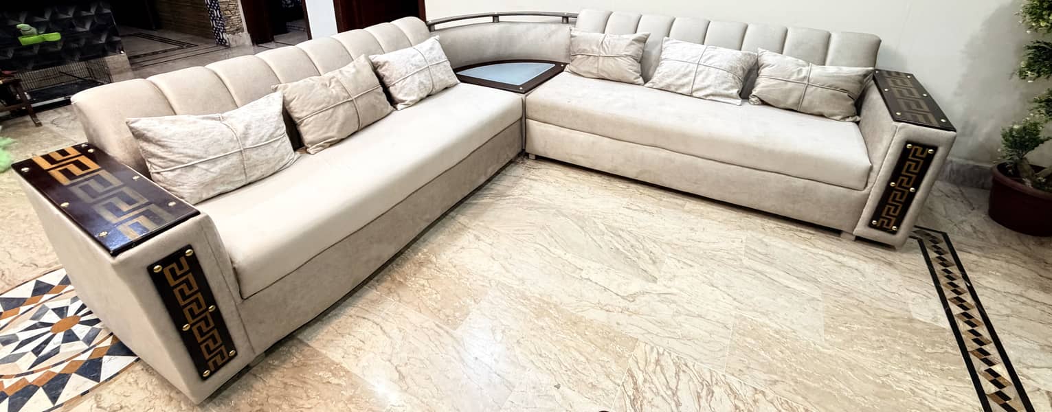 L shaped sofa set 6