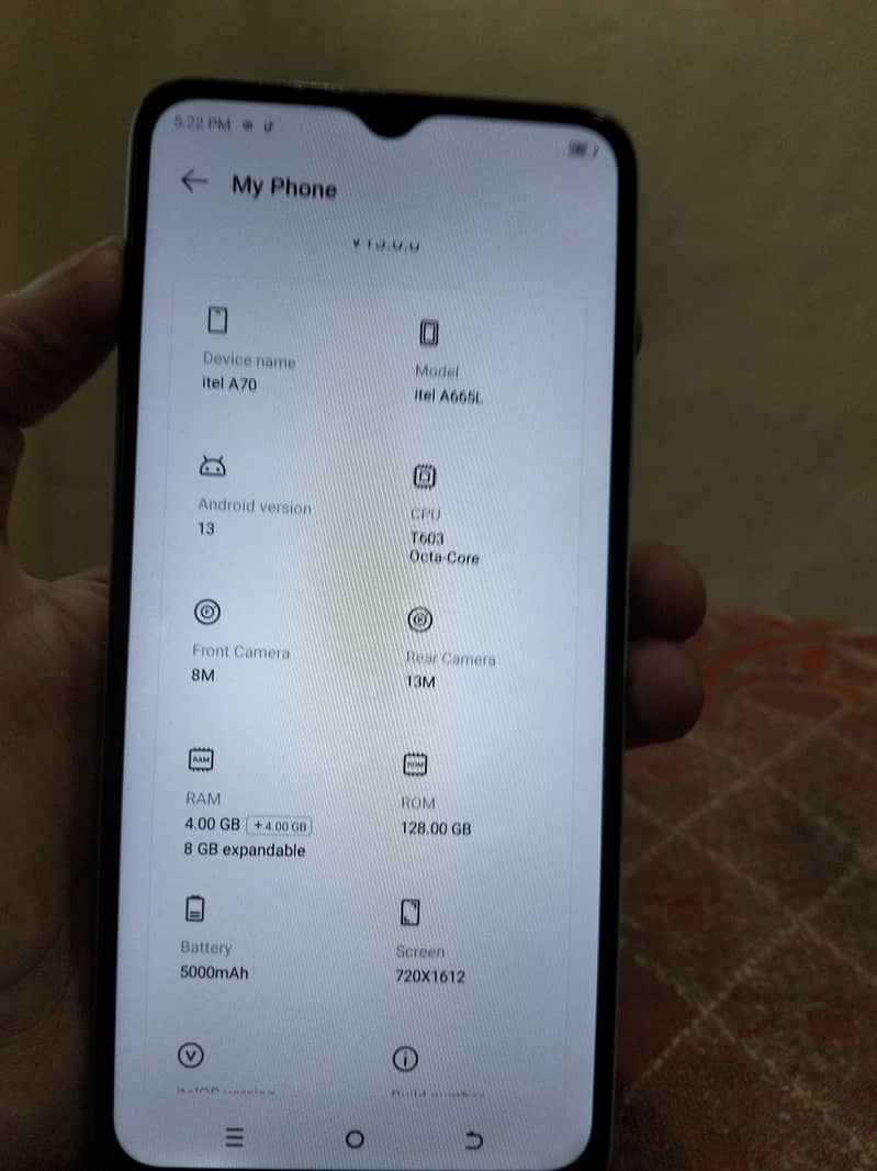 Itel A70 3