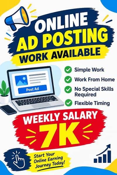 Need boys and girls for ad posting work