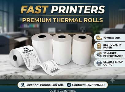 Paper Rolls For Thermal Printer Original High Quality