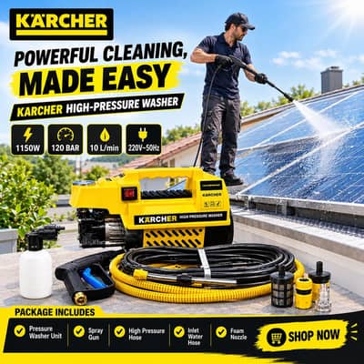KARCHER CAR PRESSURE WASHER SOLAR WASHER WASHER SOLAR WASHER
