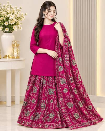 3 Piece Lehnga