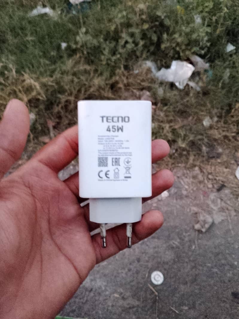 tecno 45watt adapter 0
