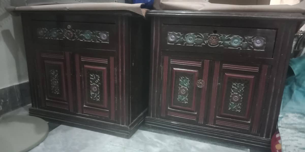 Double Bed with Dressing Table 1
