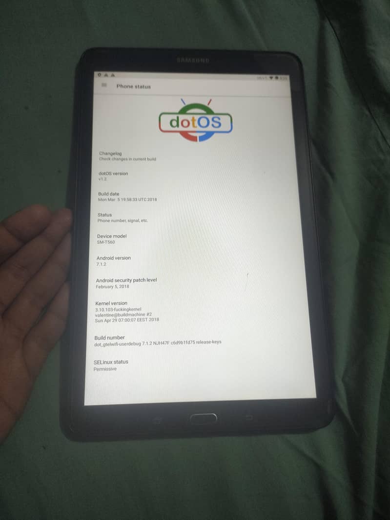 Samsung galaxy tab E 0