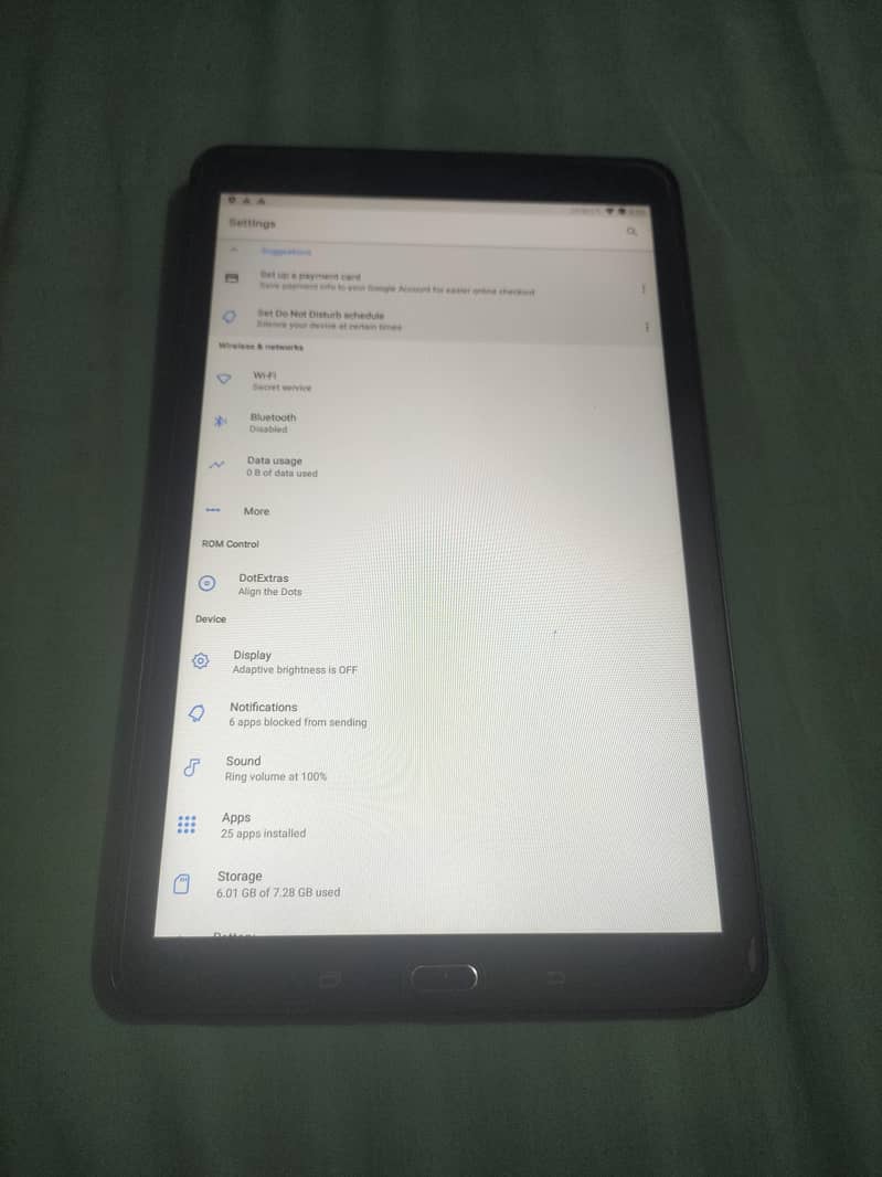Samsung galaxy tab E 5