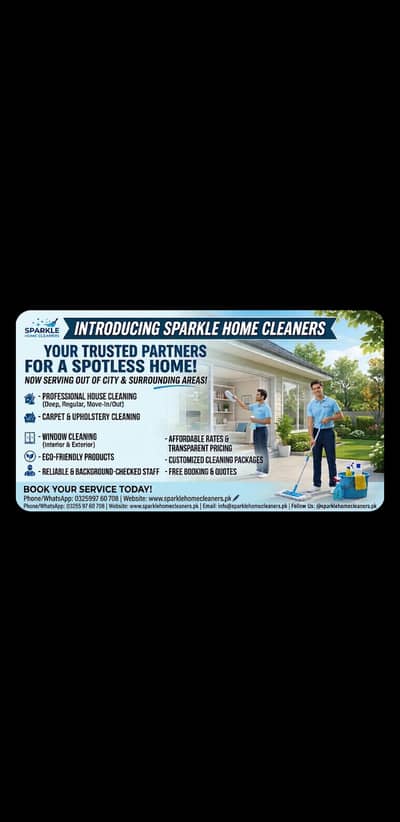 Professional Home Cleaning & Deep Cleaning Services in Lahore