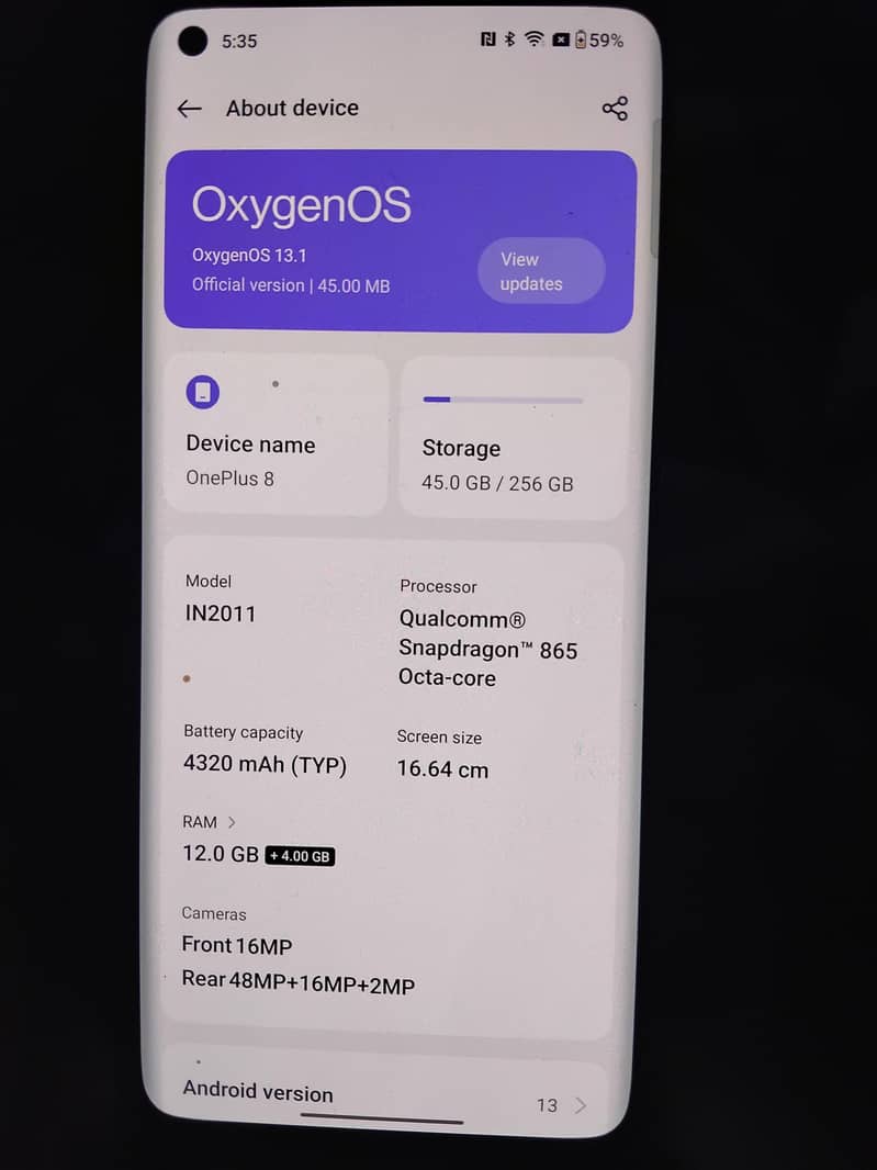One Plus 8 0