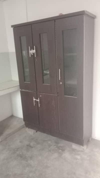 wooden wardrobe