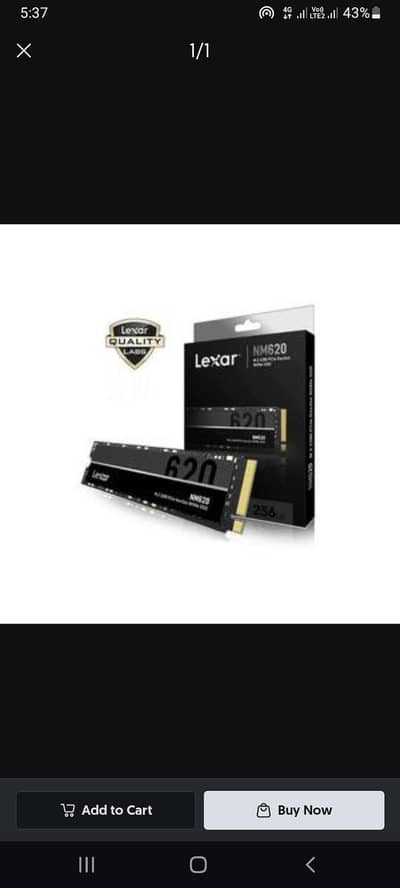 Lexar 256gb ssd Nvme 3x4gen