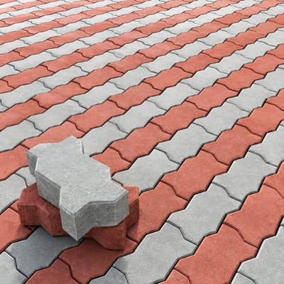Pavers / Tuff Tiles / Kerb Blocks / Block / 60mm / Solid Blocks / 80m