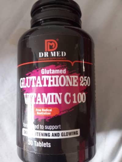 Skin whitening tablets