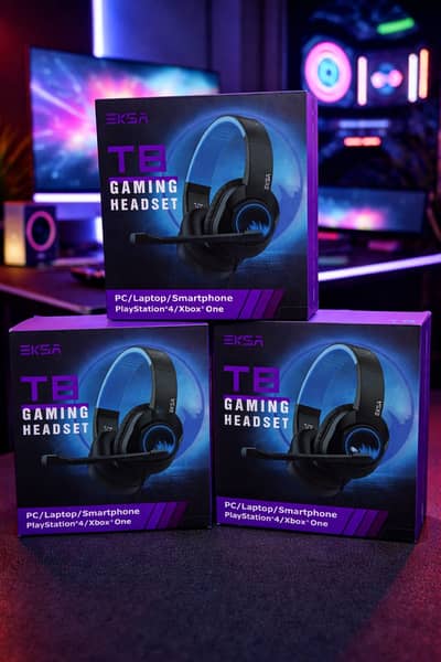 EKSA T8 Gaming Headset With Noise Canceling Mic