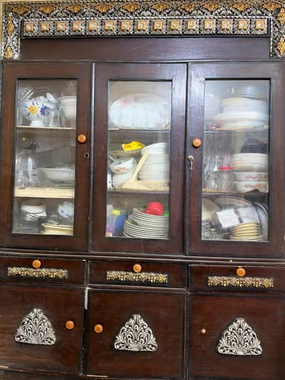 Wooden Crockery Showcase