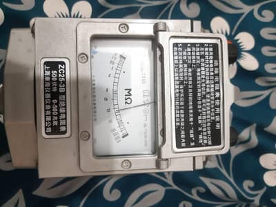 Megger meter modle no ZC25-3B