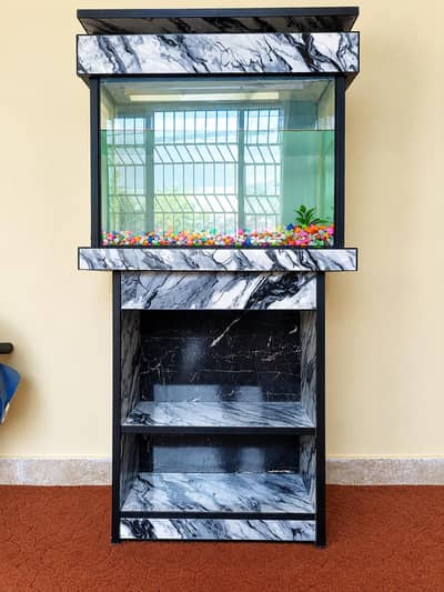 Complete Aquarium Setup with Filter, Fish Food & Accessories