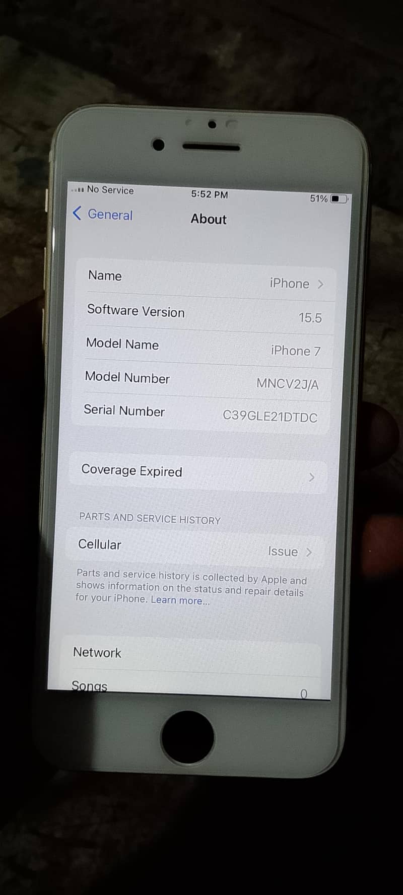 iphone 7 condition 10/9 5