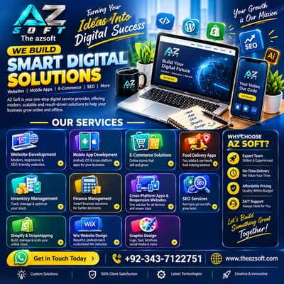 We Develop Mobile app and Php, Laravel, Wordpress website