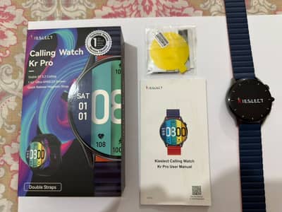 Kieslect KR Pro Calling Smartwatch | AMOLED | Box & Original Charger