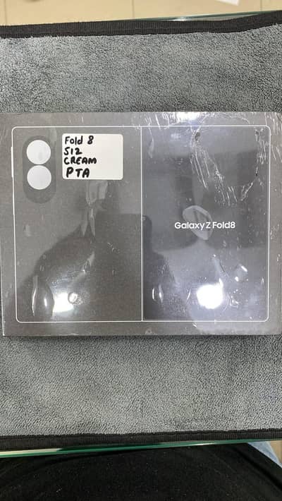 Samsung Mobile Z Fold 8 Cream 512gb Official pta Boxvpack