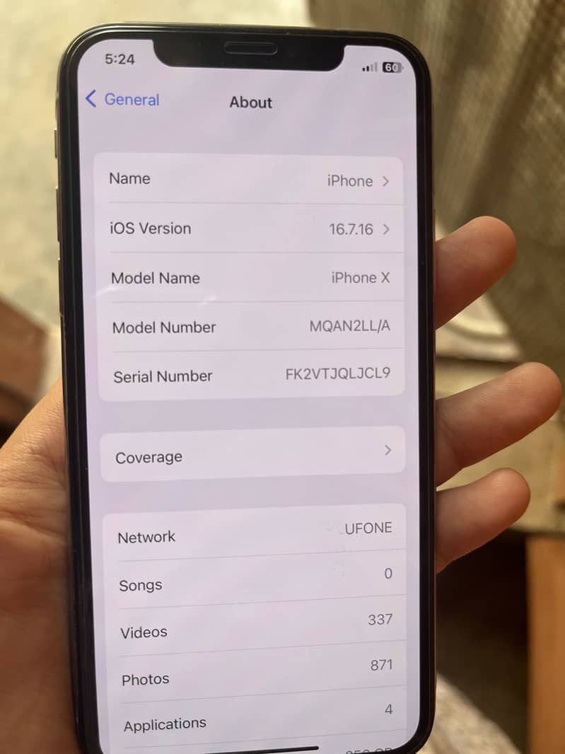 Apple iPhone X 5