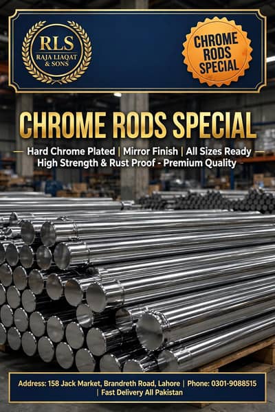 Chrome rod special - RLS Steel lahore