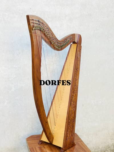 Original Rosewood 36 String Harp Musical Instrument