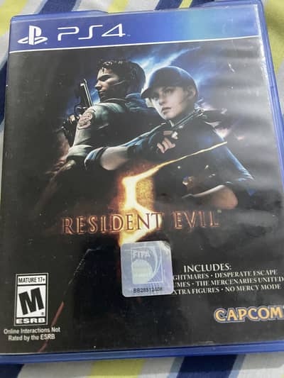 Resident evil 5 - playstation 4 -