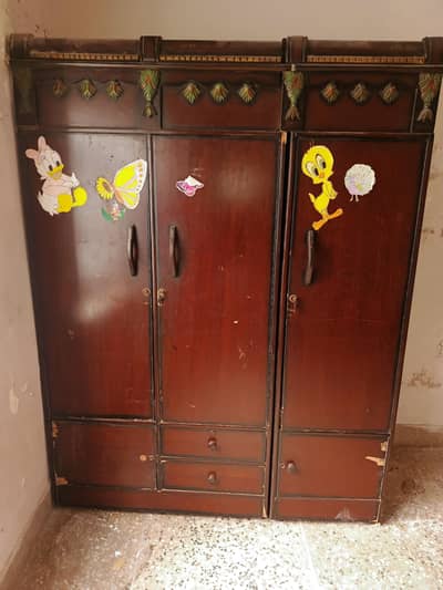 wooden almari