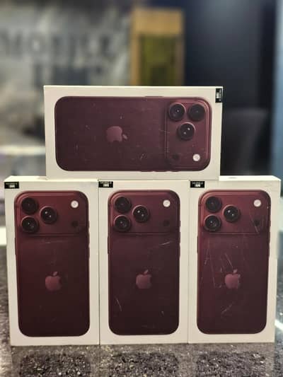 Brand New Box Pack Apple Iphone 18 pro 256GB Burgundy Physical+E-SIM