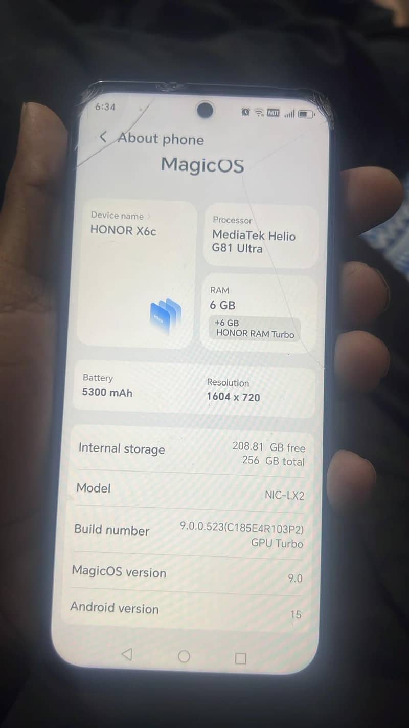 Honor X6c 6