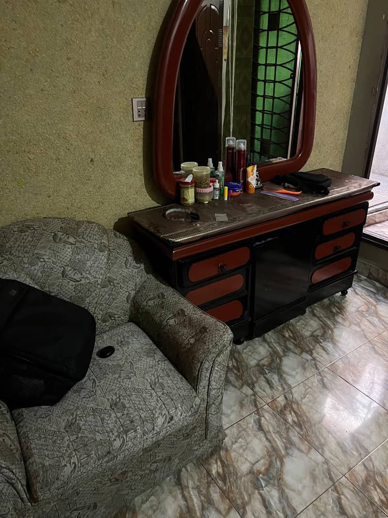 Bed sofa set table set available 1