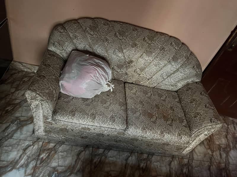 Bed sofa set table set available 2