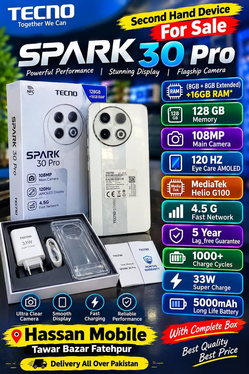 Tecno SPARK 30 Pro 0