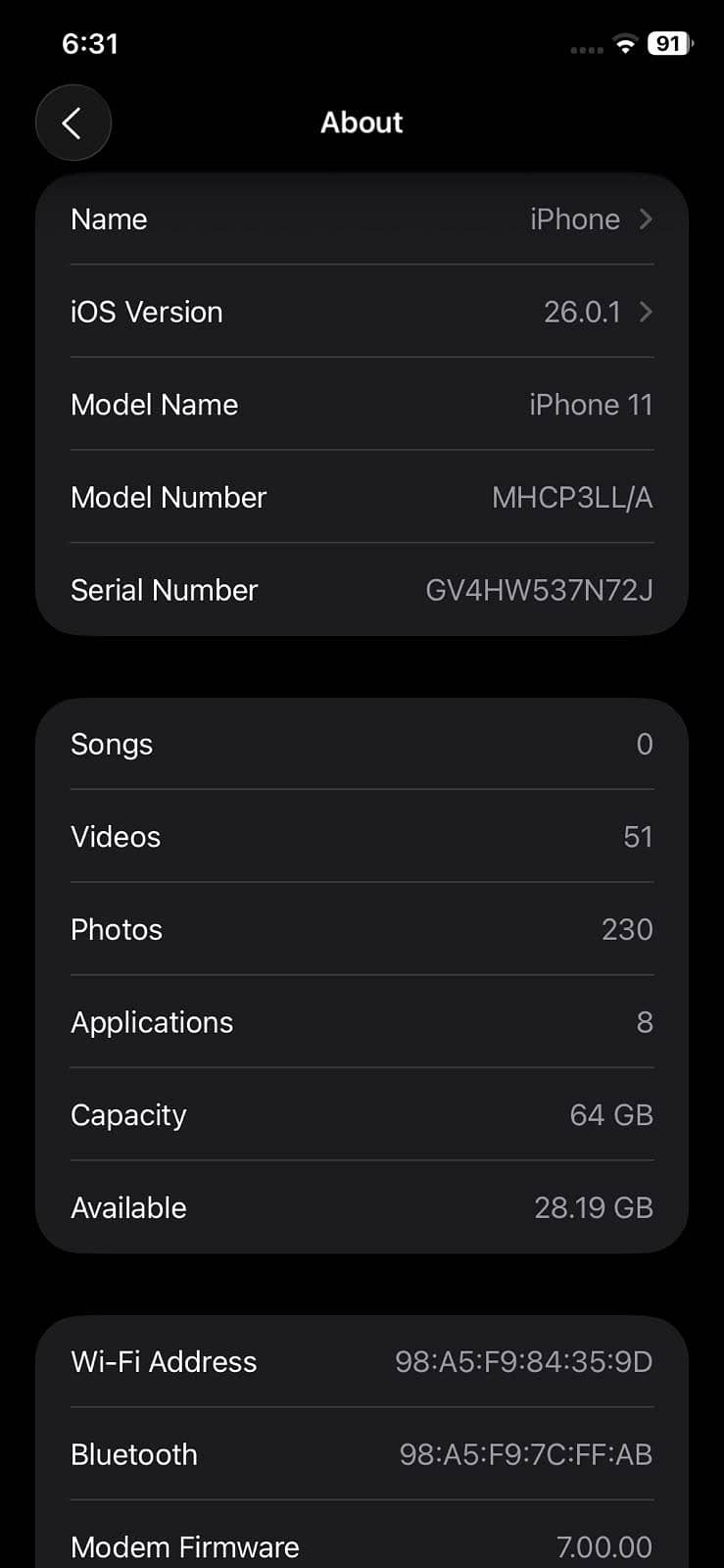 Apple iPhone 11 0