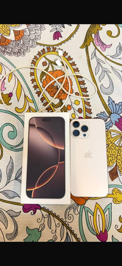Iphonr 16 pro max 512gb FU non pta physical+esim desert