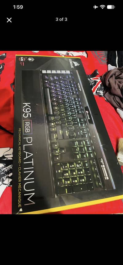 Corsair K95 RGB PLATINUM Mechanical Gaming Keyboard