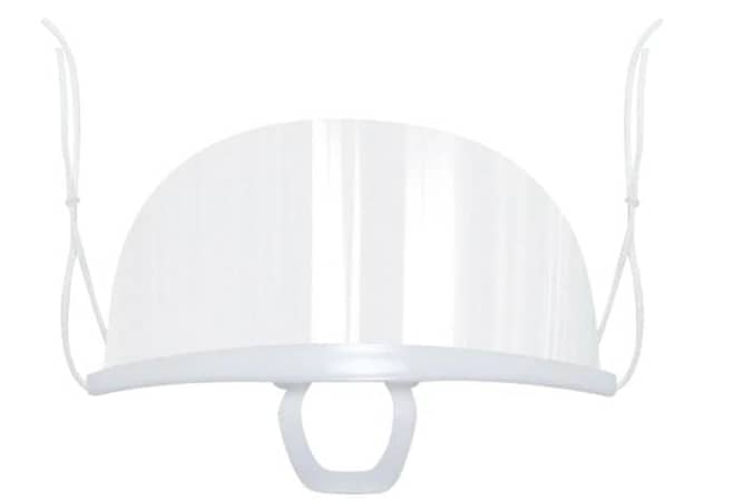 4PCS Face Shield Transparent Anti Fog - Spray Saliva Chef Spit Mouth Shield Food Protective Mouth Cover Plastic Face Shield for Hotel Kitchen Restaurant R6185 E