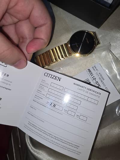 Citizen golden watch for sale