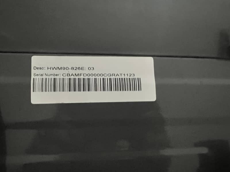 HAIER WASHING MACHINE 4