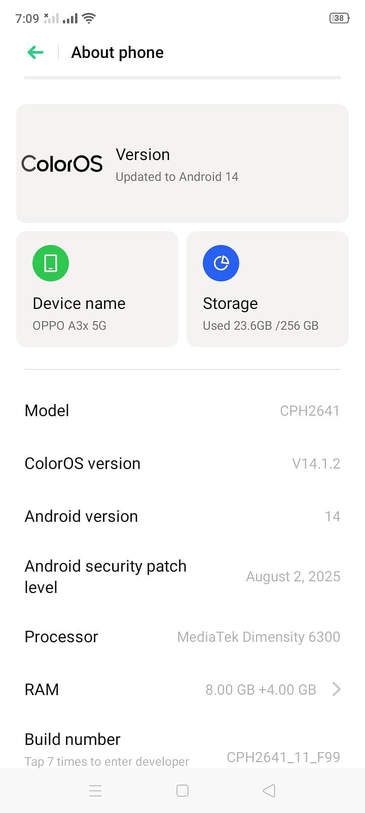 OPPO A3x 5g 7