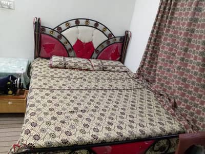 iron bed with metres