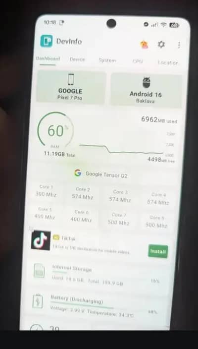 Google Pixel 7 Pro full ok PTA Approved